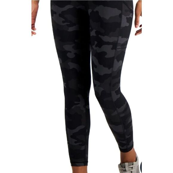 IDEOLOGY - L Sz XS Compression Active 7/8 Ankle Leggings in Camo Black. NWT! - Picture 14 of 14
